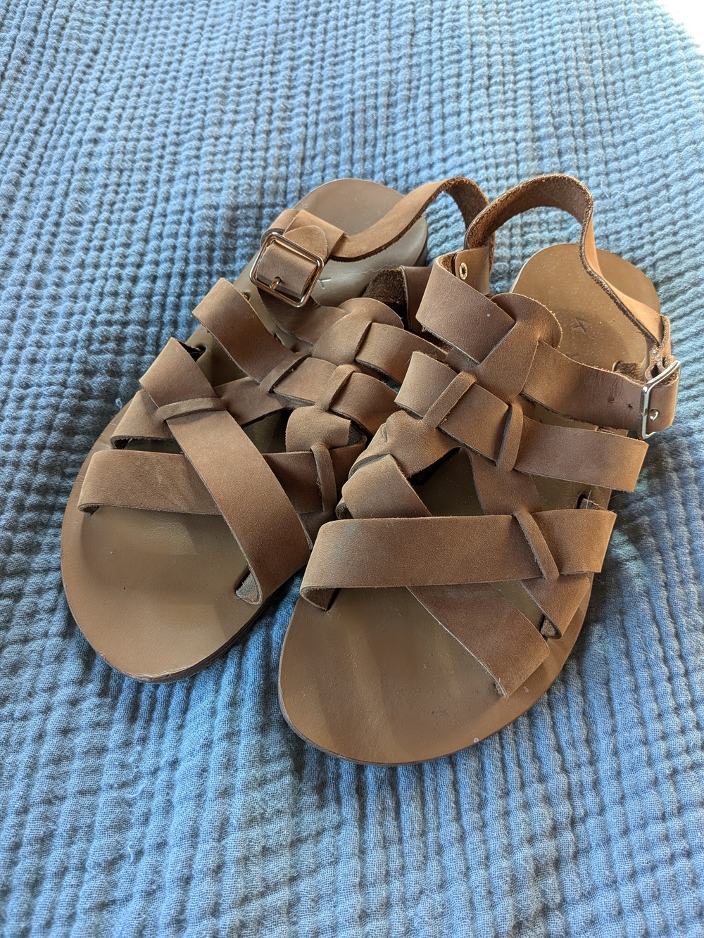 KYMA Brown Leather Sandals